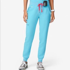 COPY - Figs limited edition neon blue jogger scrubs